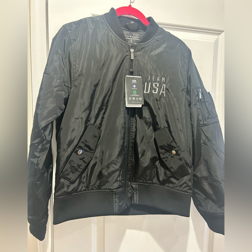 Team USA Olympic Ladies Wingover Bomber Jacket